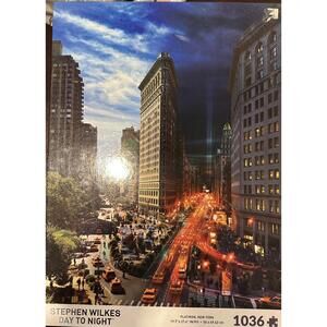 Stephen Wilkes Day To Night Flatiron 1036 Pc Jigsaw Puzzle NEW Free Shipping P5
